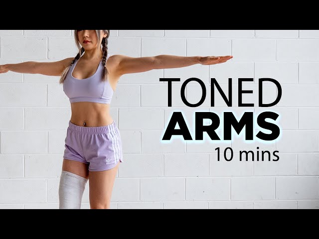 Entrenamiento de 10 minutos para brazos tonificados |  Sin equipo