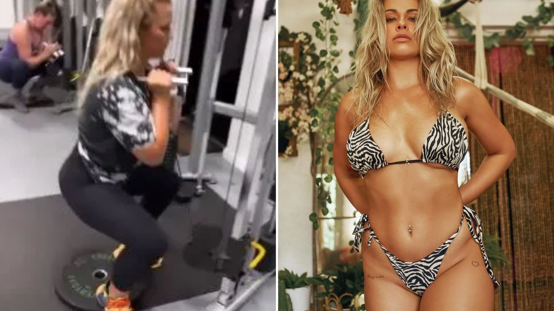 Mira el video de entrenamiento de Paige VanZant mientras la impresionante ex estrella de UFC llega al gimnasio después de posar en un bikini de tigre.