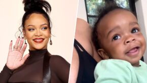 Rihanna comparte adorable video de su hijo interrumpiendo su entrenamiento
